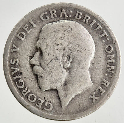 1914 George V Sixpence Silver Coin | Fair Grade