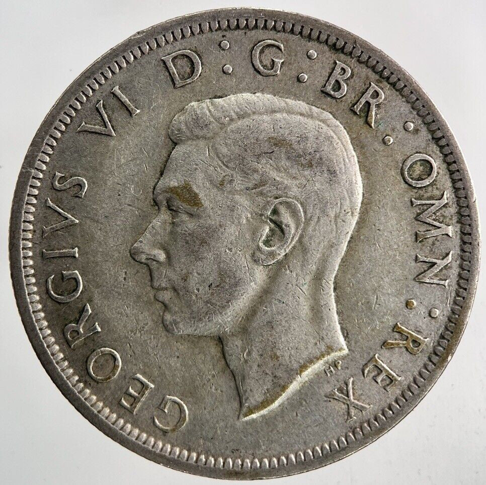 1943 George VI Half - Crown Silver Coin | Fine Collectable Grade