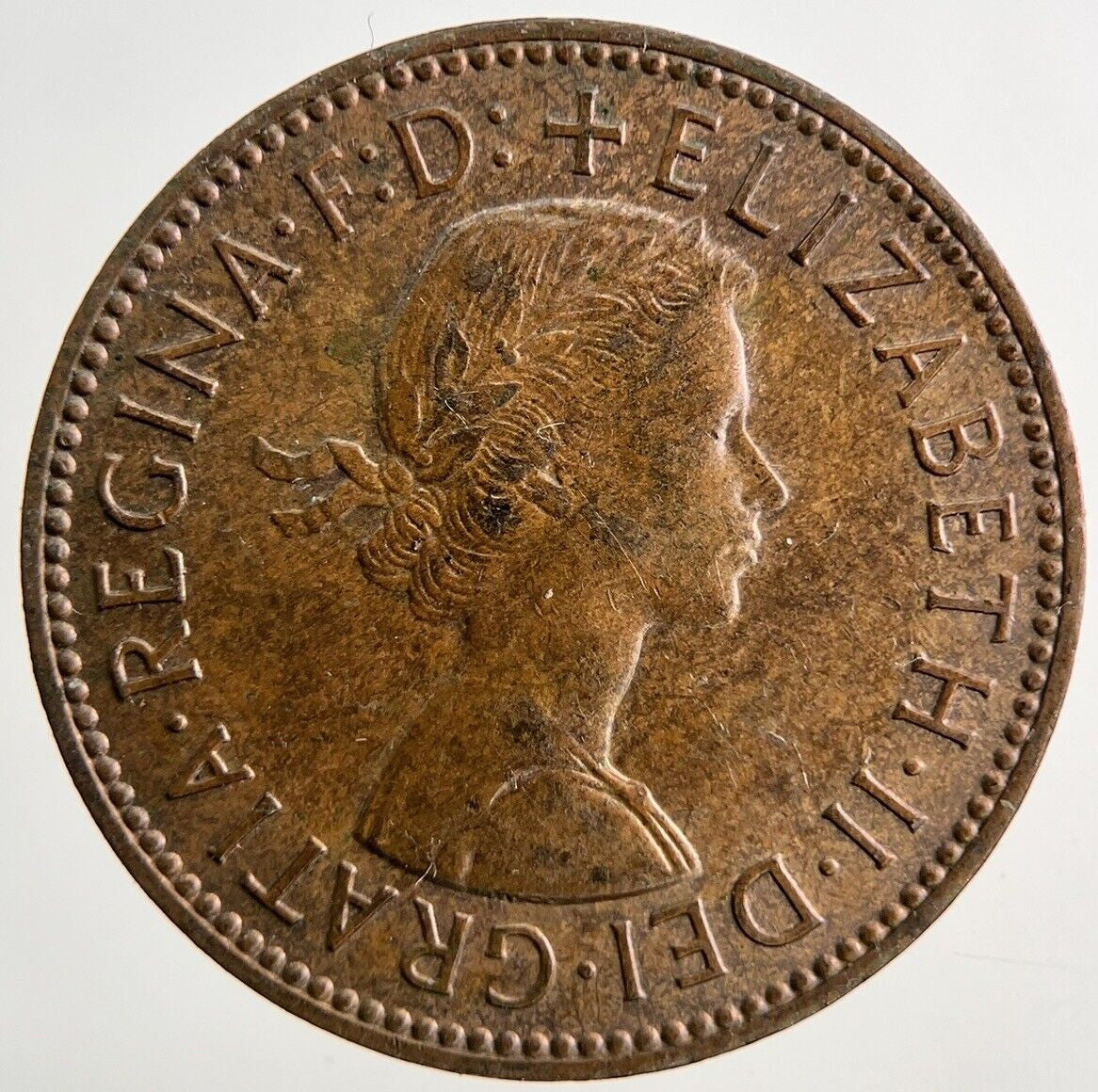 1964 Elizabeth II 2nd Half - Penny Coin | Very Fine Grade