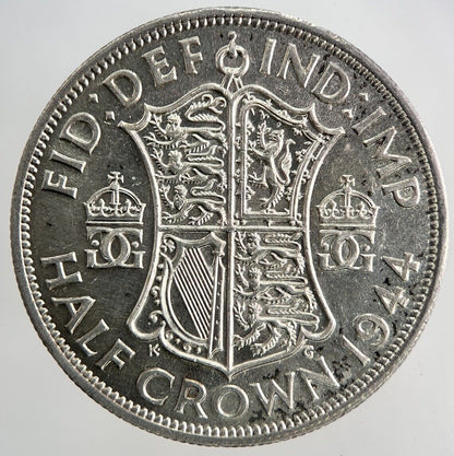 1944 George VI Half - Crown Silver Coin | Very High Grade