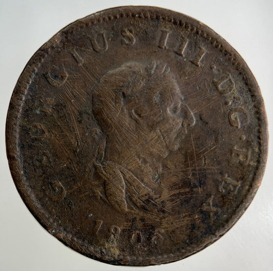 1806 George III 3rd Half - Penny Coin | Collectable Grade