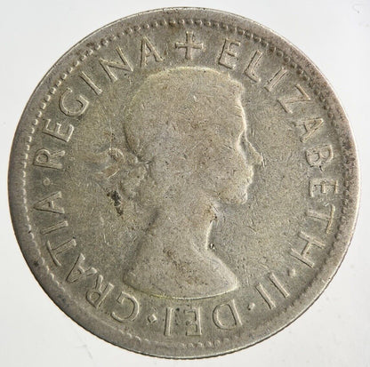 1953 Australia Florin Silver Coin | Collectable Grade