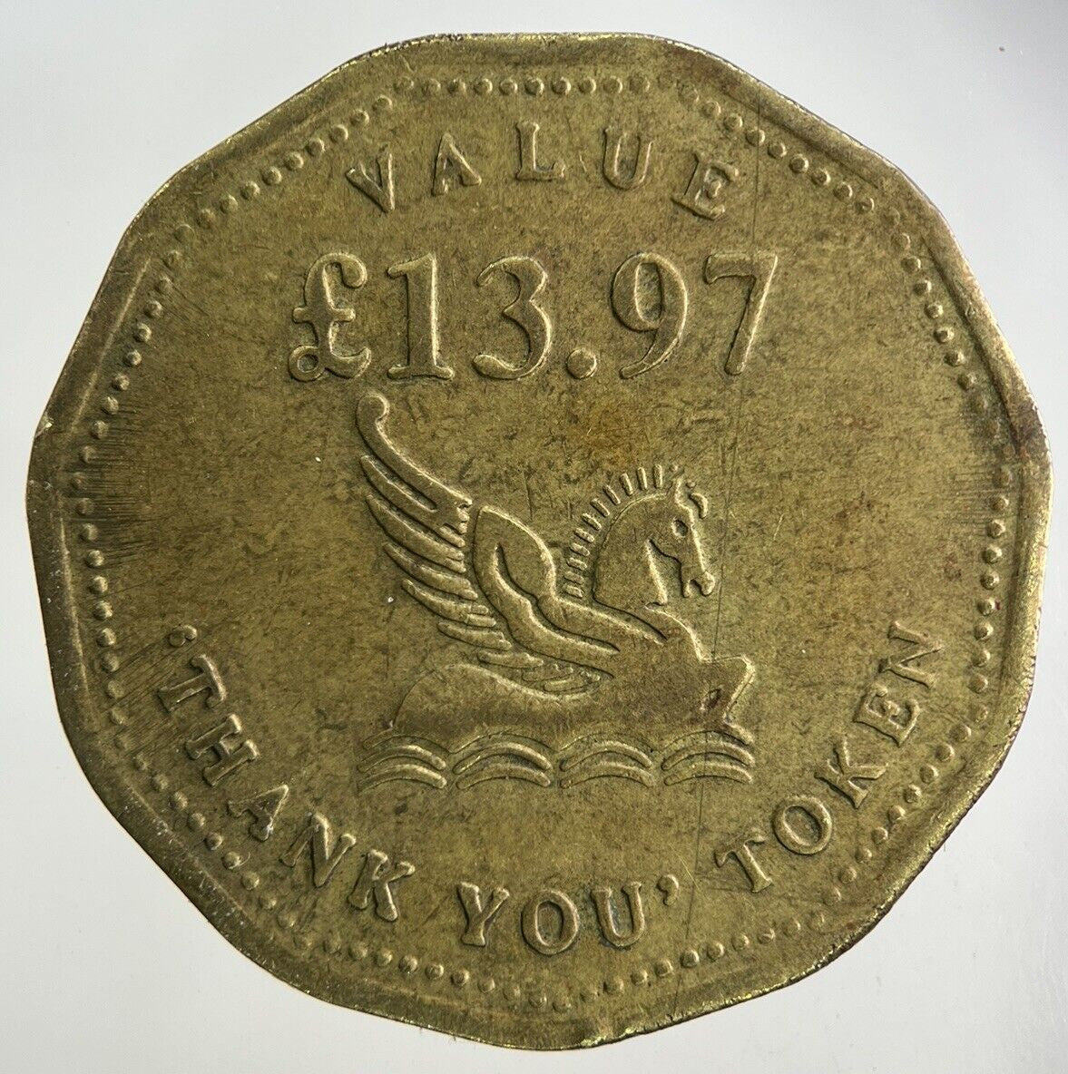 Readers Digest Worldwide £13.97 Thank You Token Coin | Fine Collectable Grade