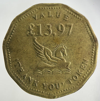 Readers Digest Worldwide £13.97 Thank You Token Coin | Fine Collectable Grade