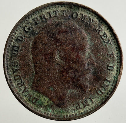 1902 Edward VII 1/3 One Third Farthing Coin | Fine Collectable Grade
