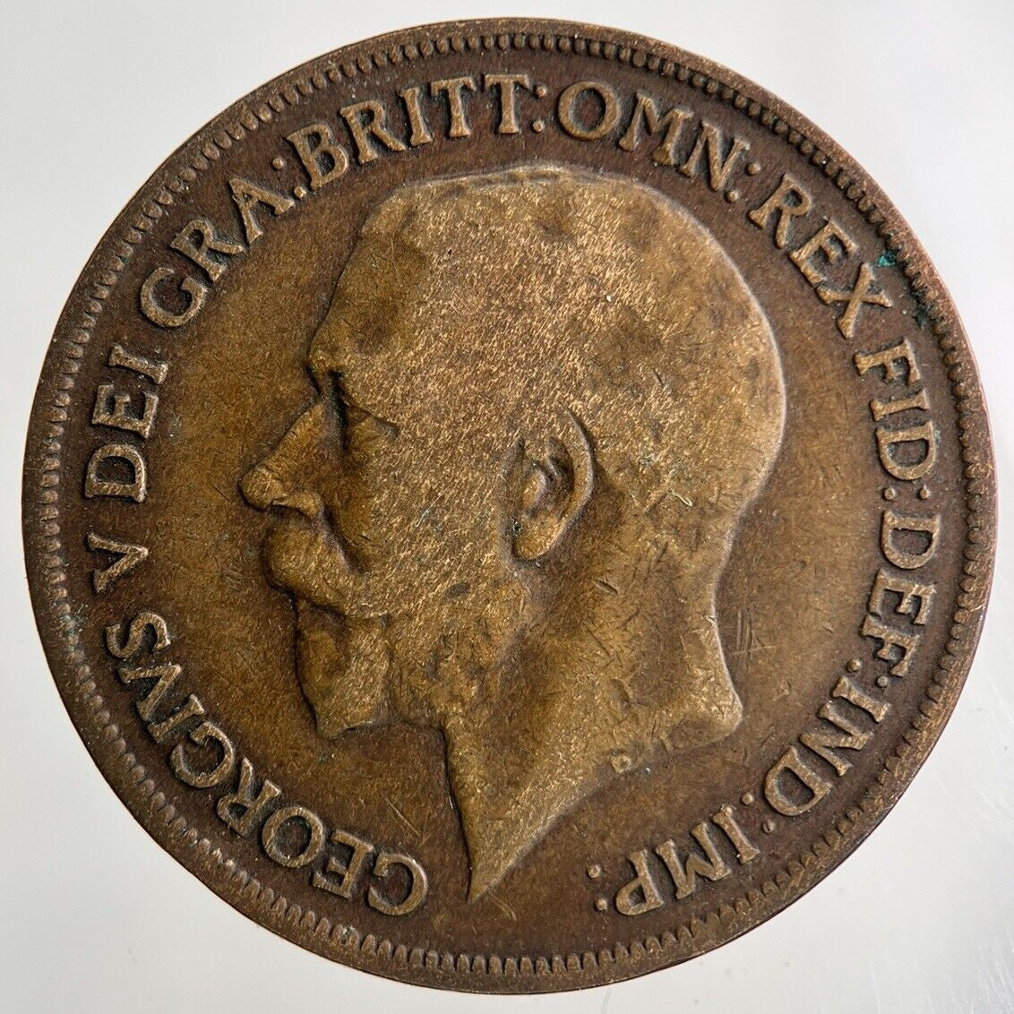 1914 George V One Penny Coin | Collectable Grade