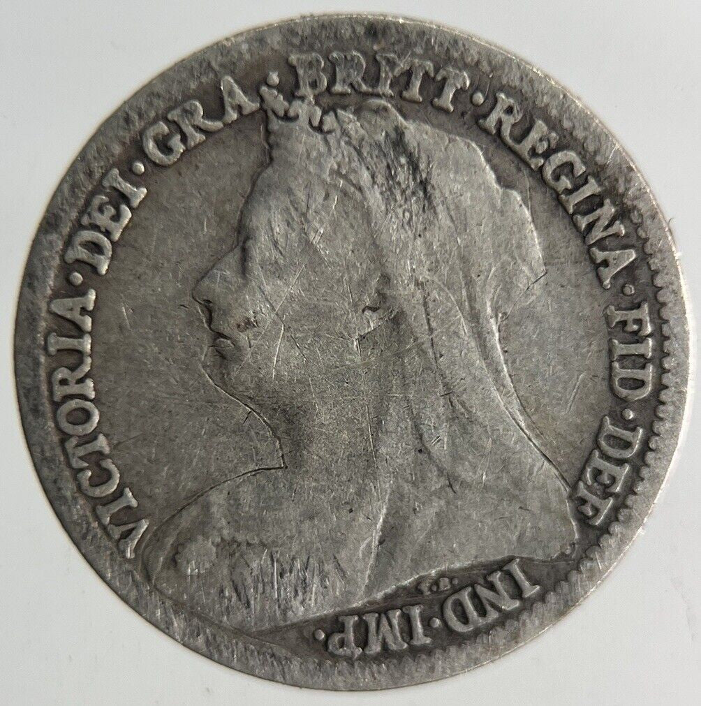 1899 Victoria Threepence Silver Coin | Collectable Grade