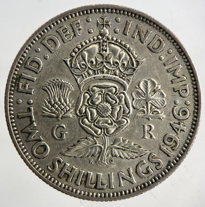1946 George VI One Florin Silver Coin | Fine Collectable Grade