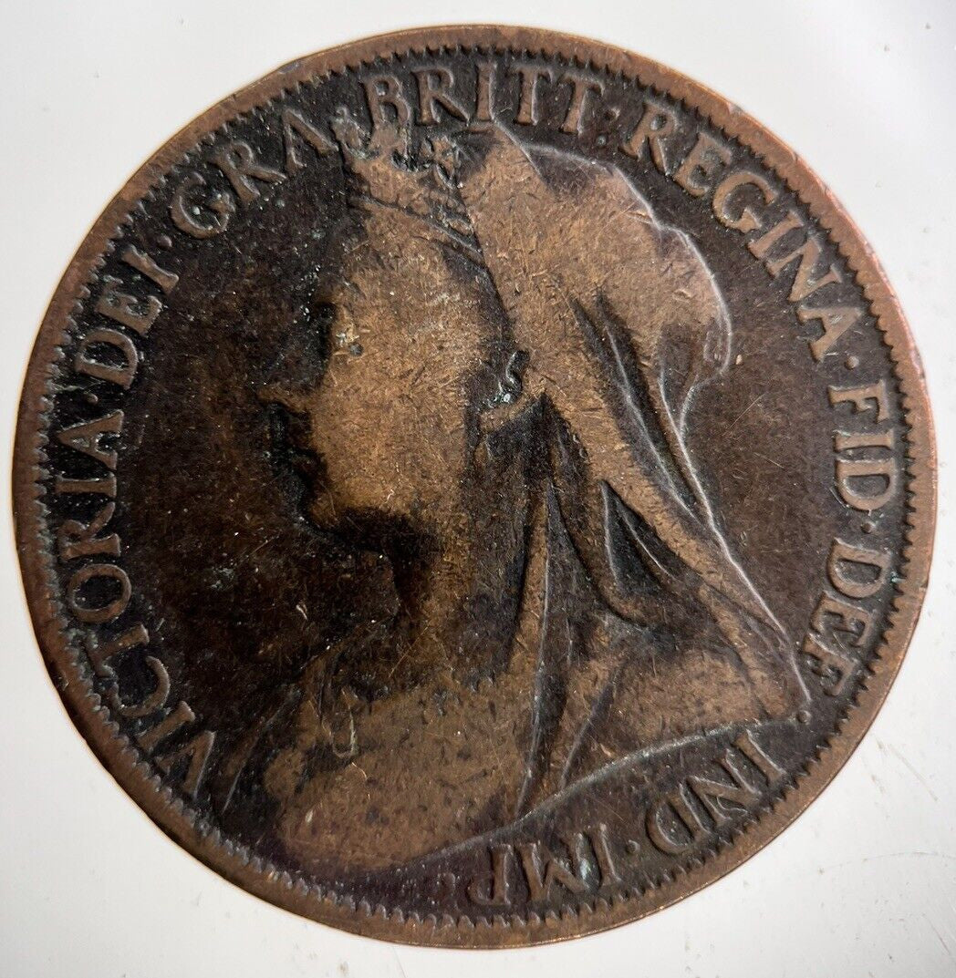 1899 Victoria One Penny Coin | Collectable Grade