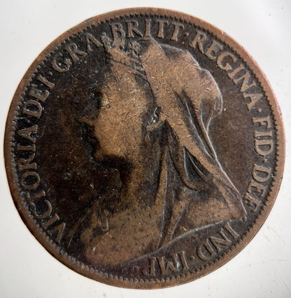 1899 Victoria One Penny Coin | Collectable Grade