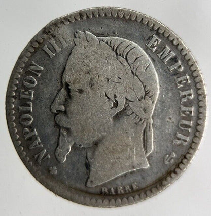 1864 France 50 Centimes Silver Coin | Collectable Grade