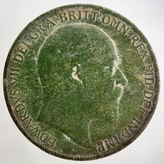 1908 Edward VII One Penny Coin | Collectable Grade