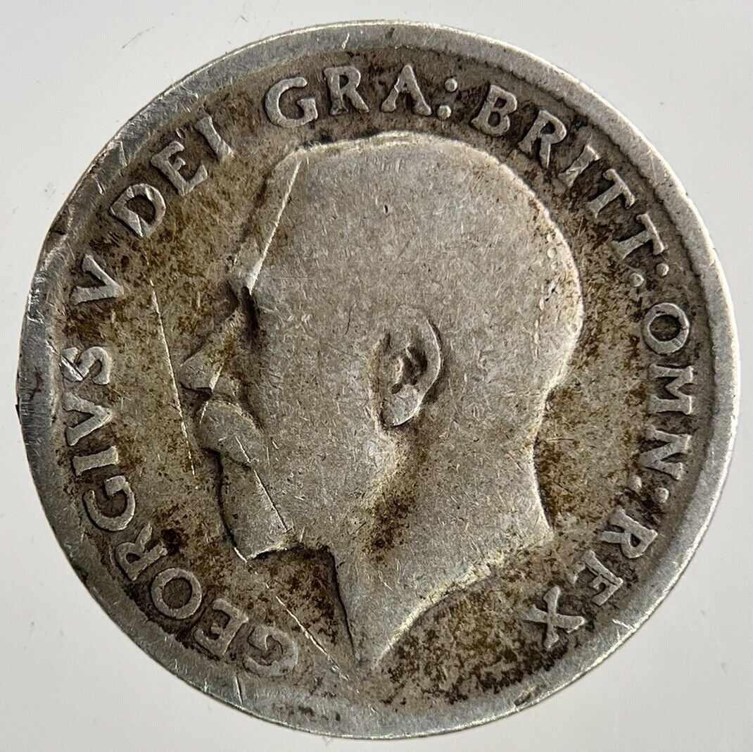 1914 George V Sixpence Silver Coin | Fair Grade