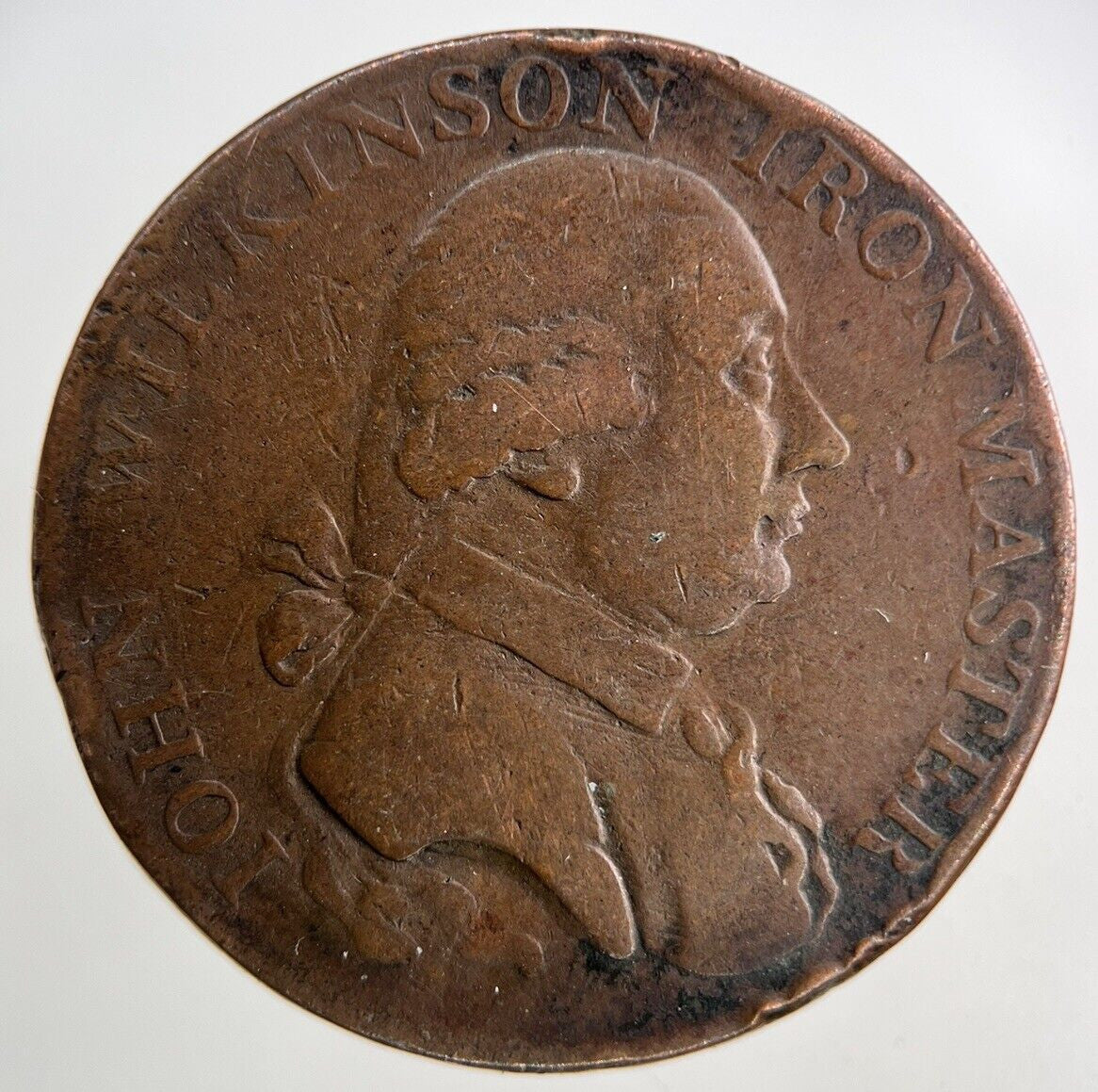 1790 John Wilkinson Iron Works Half - Penny Coin | Collectable Grade