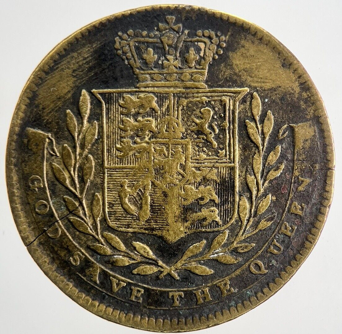 1820 Caroline Queen Consort Coin Token Medal | Fine Collectable Grade
