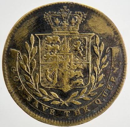 1820 Caroline Queen Consort Coin Token Medal | Fine Collectable Grade