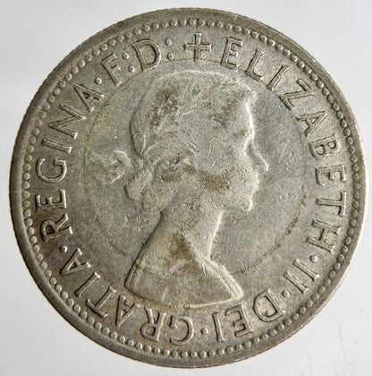 1957 Australia Florin Silver Coin | Fine Collectable Grade