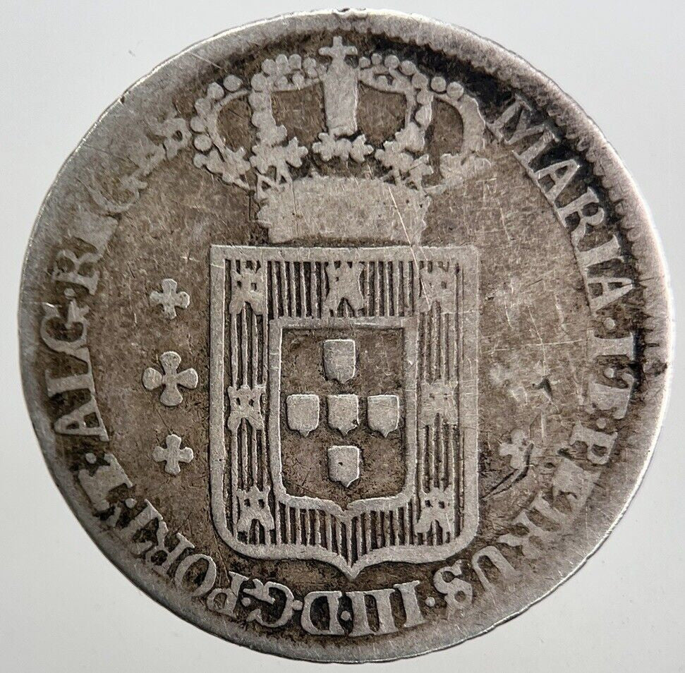 1786 - 1799 Maria Portugal 6 Vintens Silver Coin | Collectable Grade | a5368