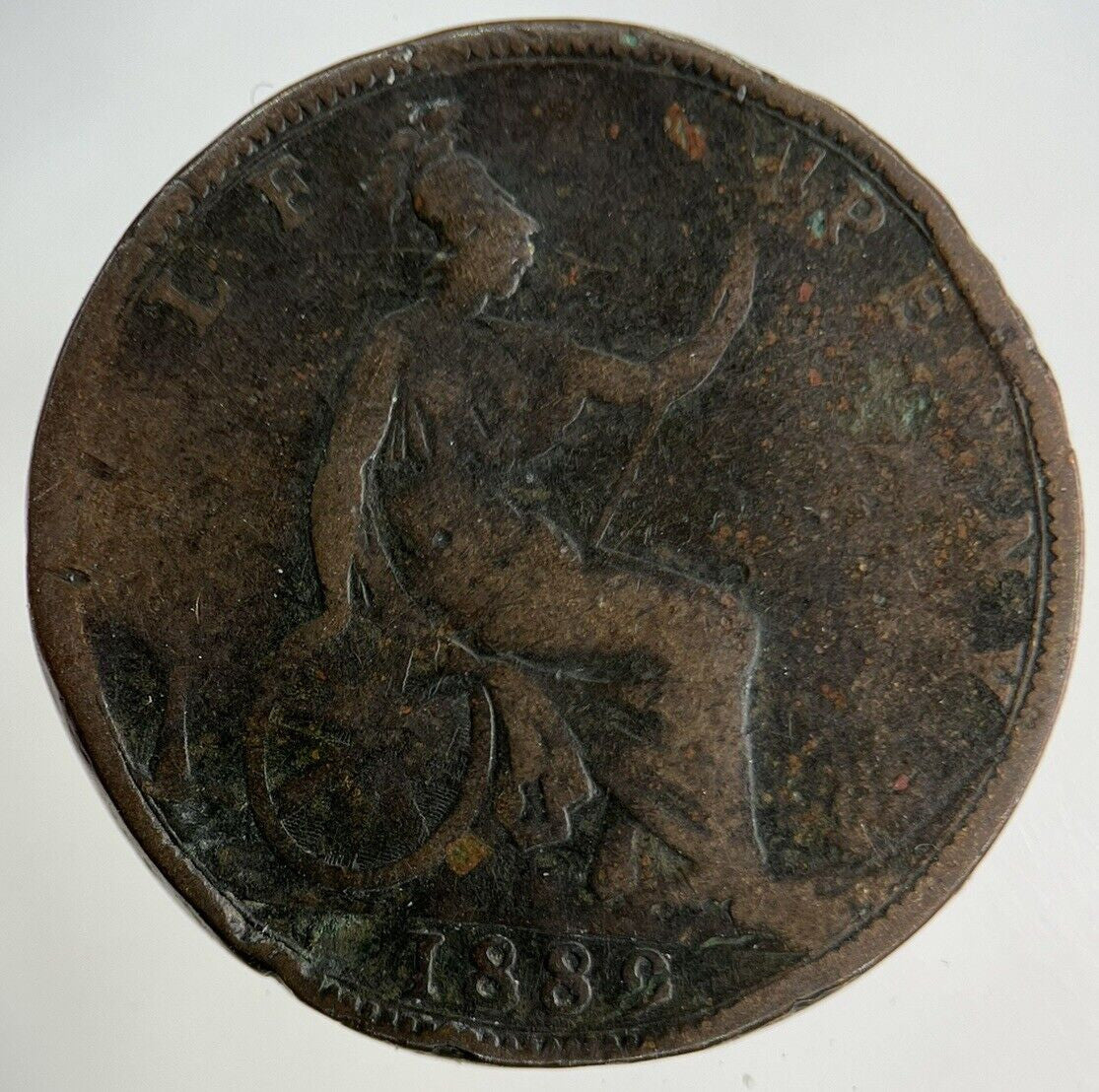 1889 Victoria Half - Penny Coin | Collectable Grade