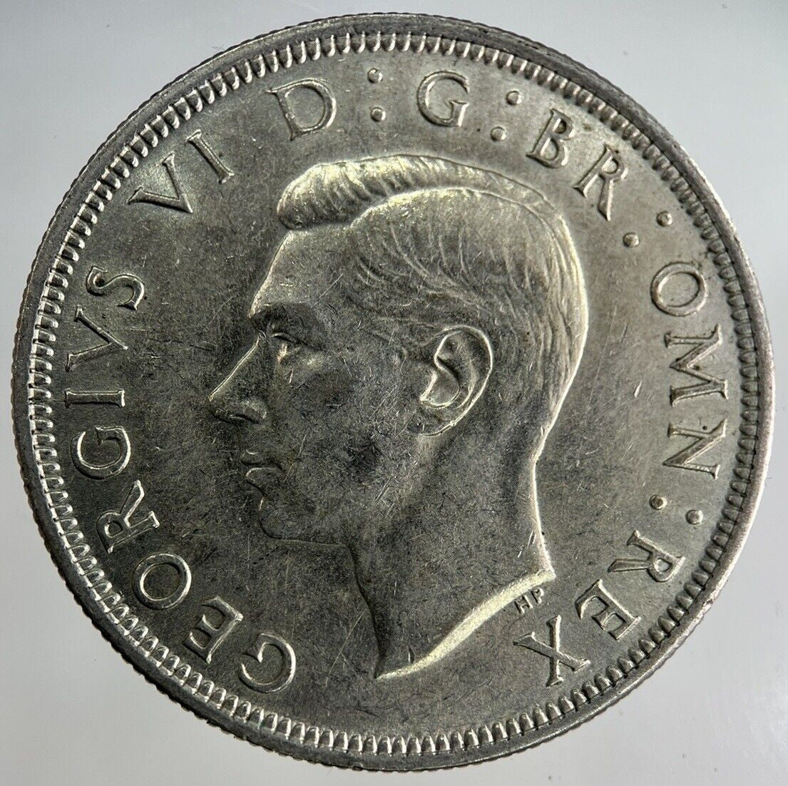 1946 George VI Half - Crown Silver Coin | Fine Collectable Grade