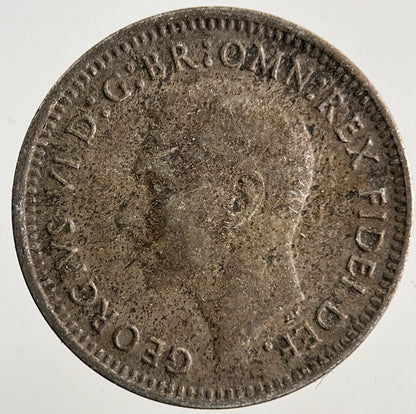 1949 Australia Threepence Silver Coin | Fine Collectable Grade