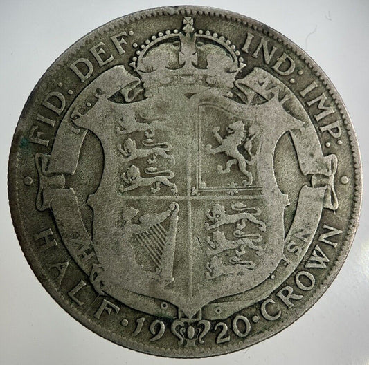 1920 George V Half - Crown Silver Coin | Collectable Grade