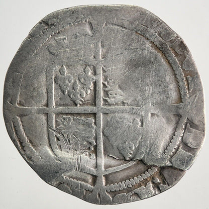 Elizabeth I 1st Sixpence British Silver Hammered Coin | a9957