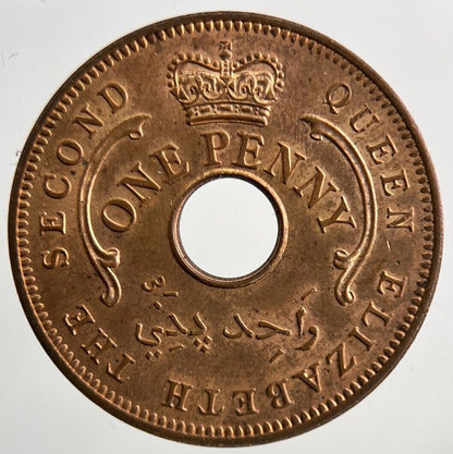 1959 Africa Nigeria One Penny Coin | Very High Grade