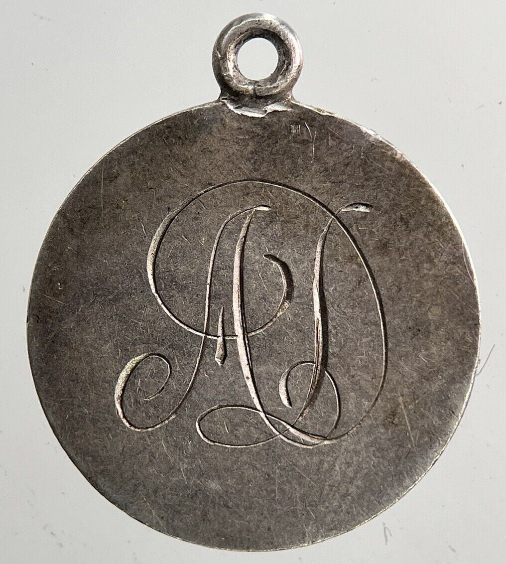 Engraved A - J Victoria Threepence Silver Coin | Very High Grade | a5421