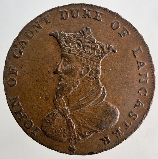 1794 Duke Of Lancaster Half-Penny Token | Very High Grade | a9736