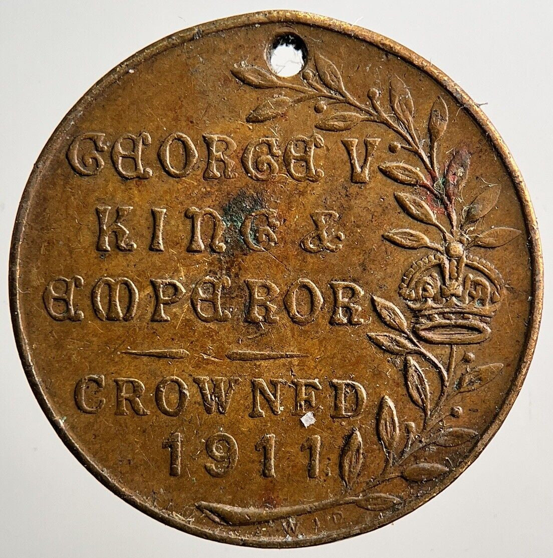 1911 Edward VII Coronation Medal | Fine Collectable Grade | a3768