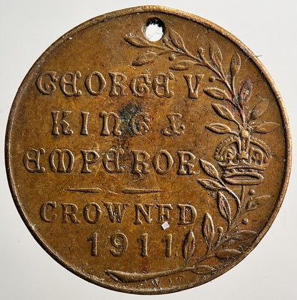 1911 Edward VII Coronation Medal | Fine Collectable Grade | a3768