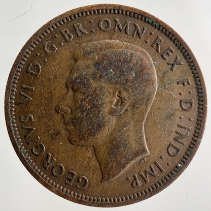 1941 George VI Half - Penny Coin | Collectable Grade