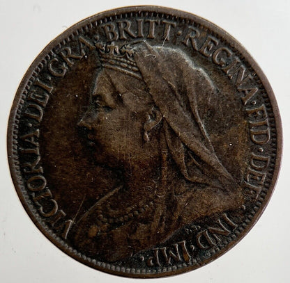 1901 Victoria Farthing Coin | Fine Collectable Grade | a8894