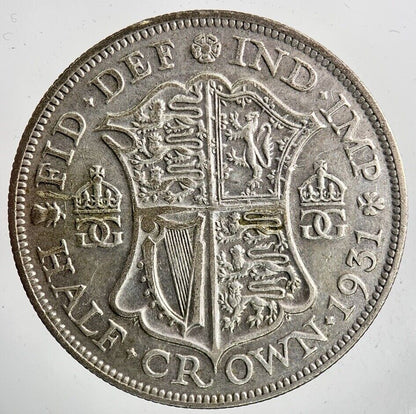1931 George V Half - Crown Silver Coin | Fine Collectable Grade
