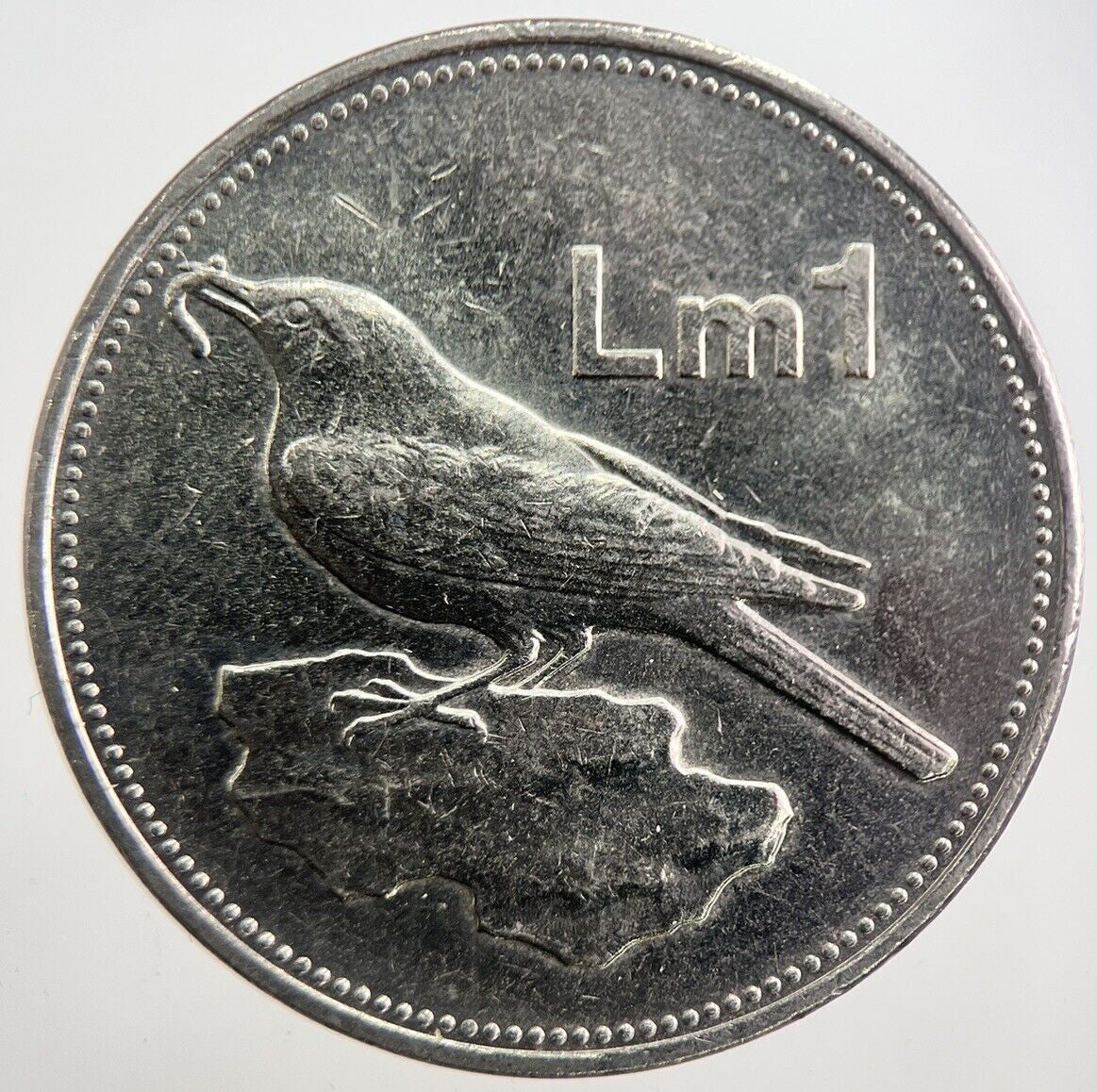 1986 Malta 1 Lira Coin | Fine Collectable Grade | a7765