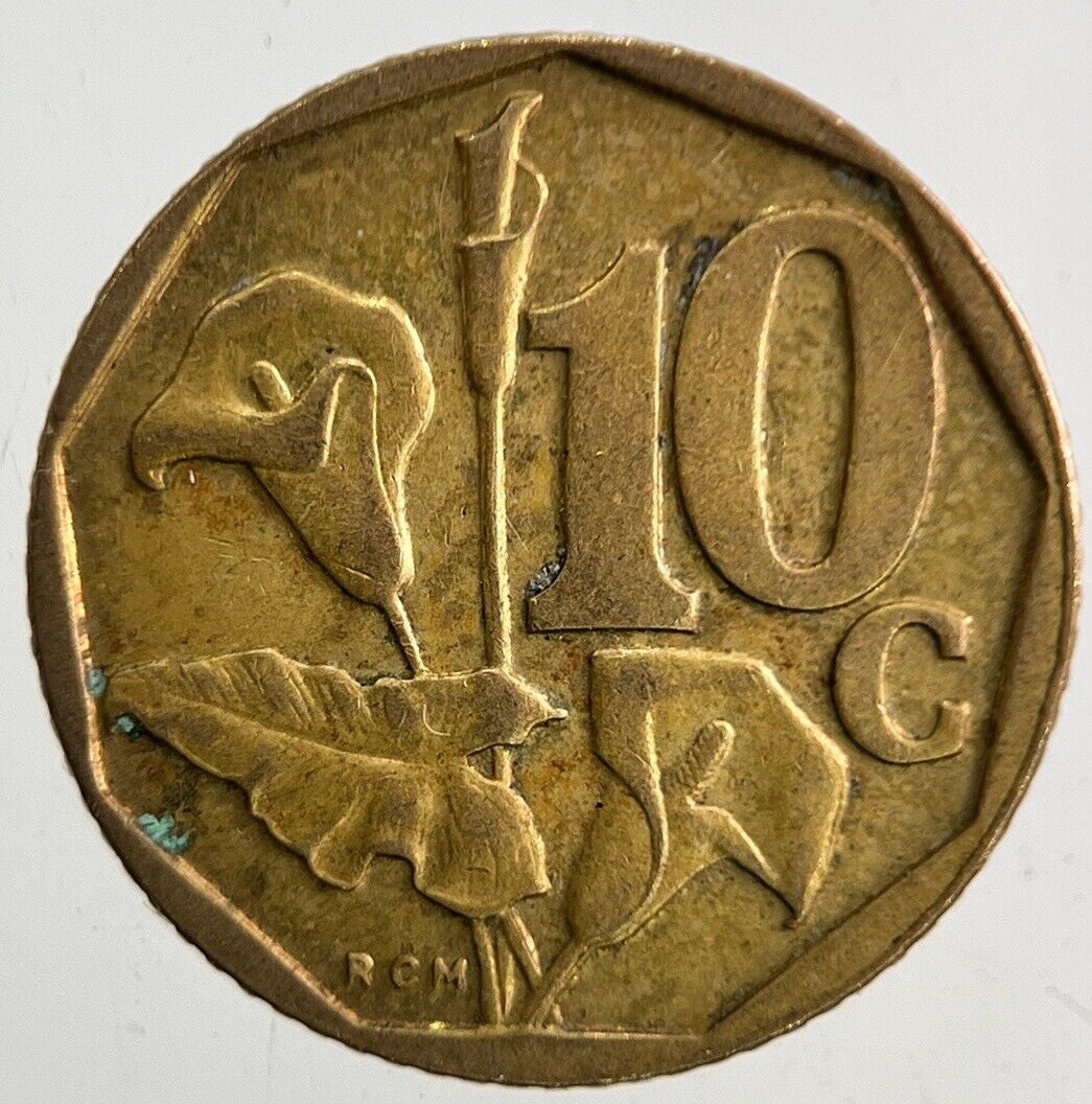1997 South Africa 10 Cent Coin | Fine Collectable Grade