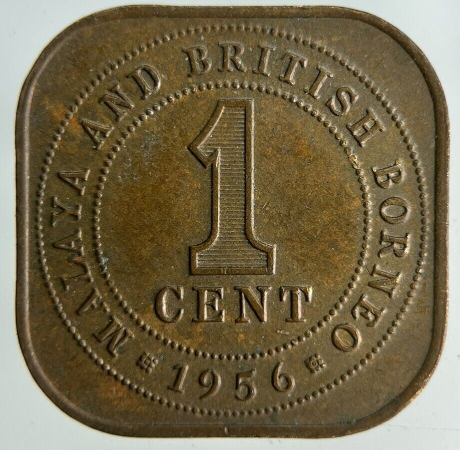1956 Malaysia 1 Cent Coin | Very High Grade