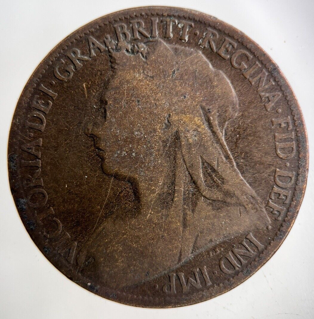 1897 Victoria One Penny Coin | Collectable Grade