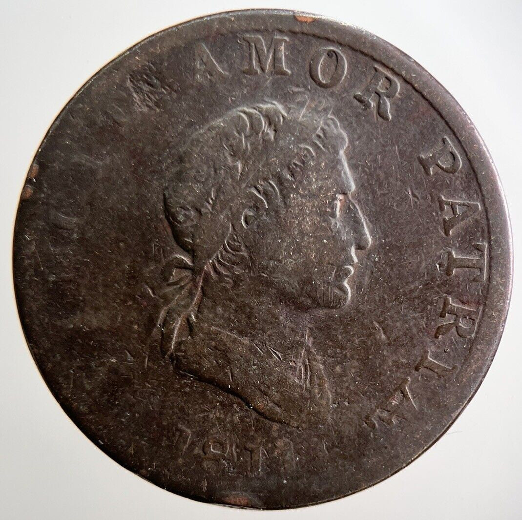 1811 Vincit Amor Patria Half - Penny Token Coin | Collectable Grade | a2919