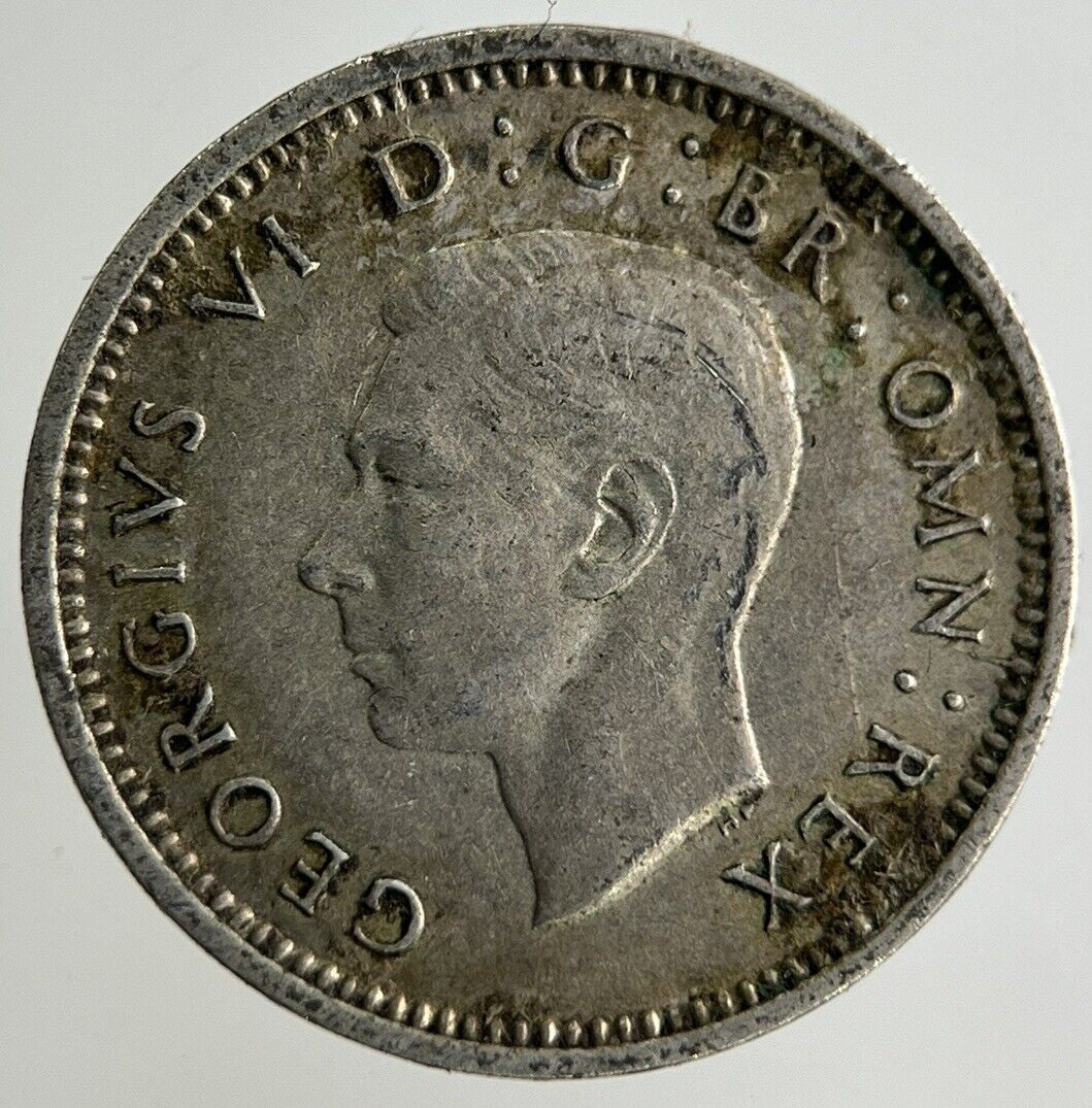 1937 George VI Threepence Silver Coin | Fine Collectable Grade