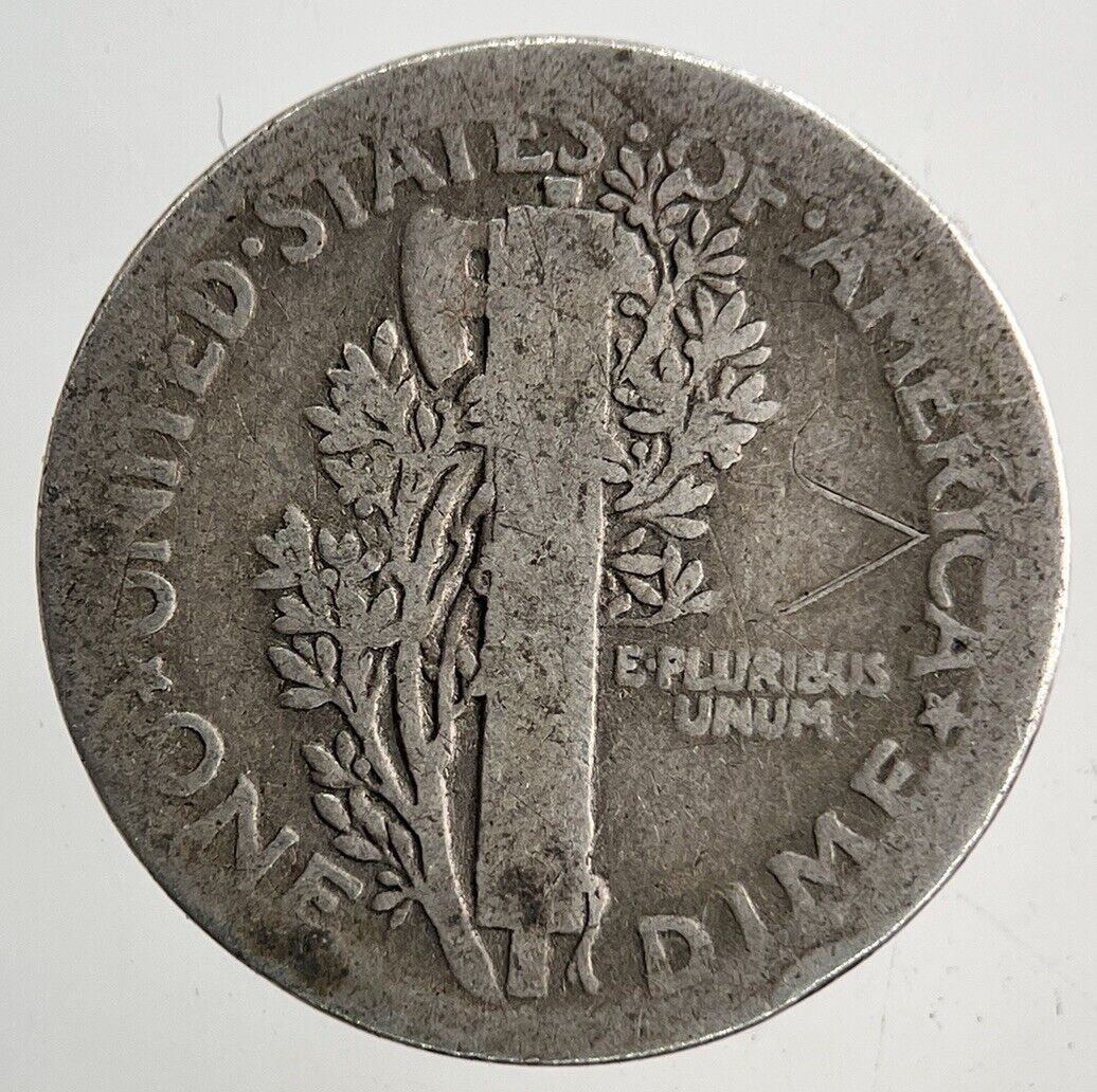 1920 US USA Mercury One Dime Silver Coin | Collectable Grade