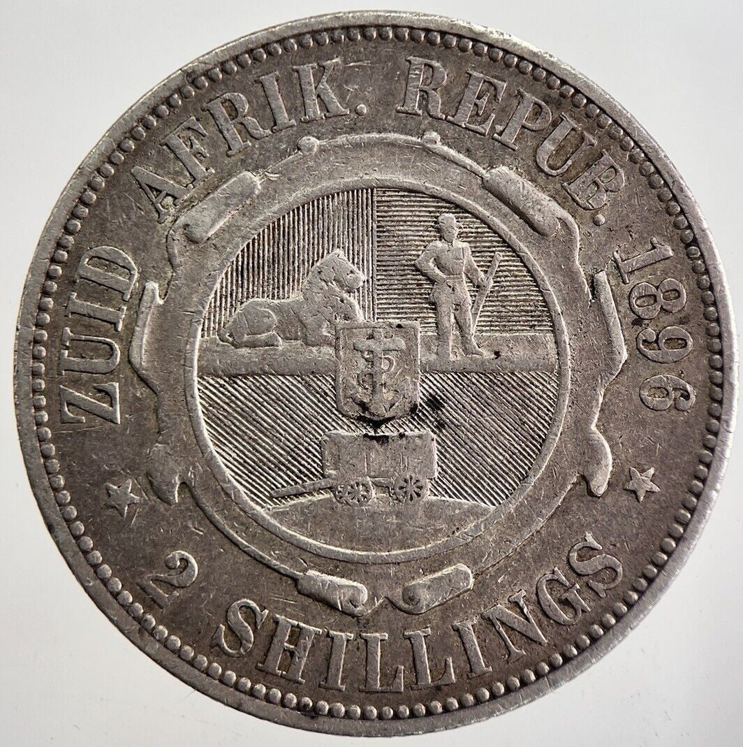 1897 South Africa Florin 2 Shillings Silver Coin | Collectable Grade | a2177