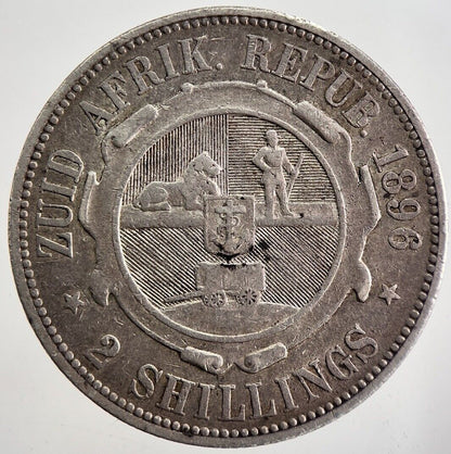 1897 South Africa Florin 2 Shillings Silver Coin | Collectable Grade | a2177