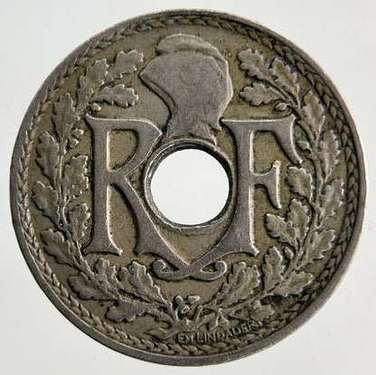 1922 France 5 Centimes Coin | Fine Collectable Grade
