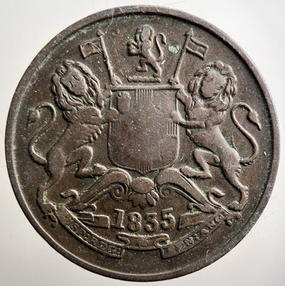 1835 Indian Half Anna Coin | Collectable Grade | a3570
