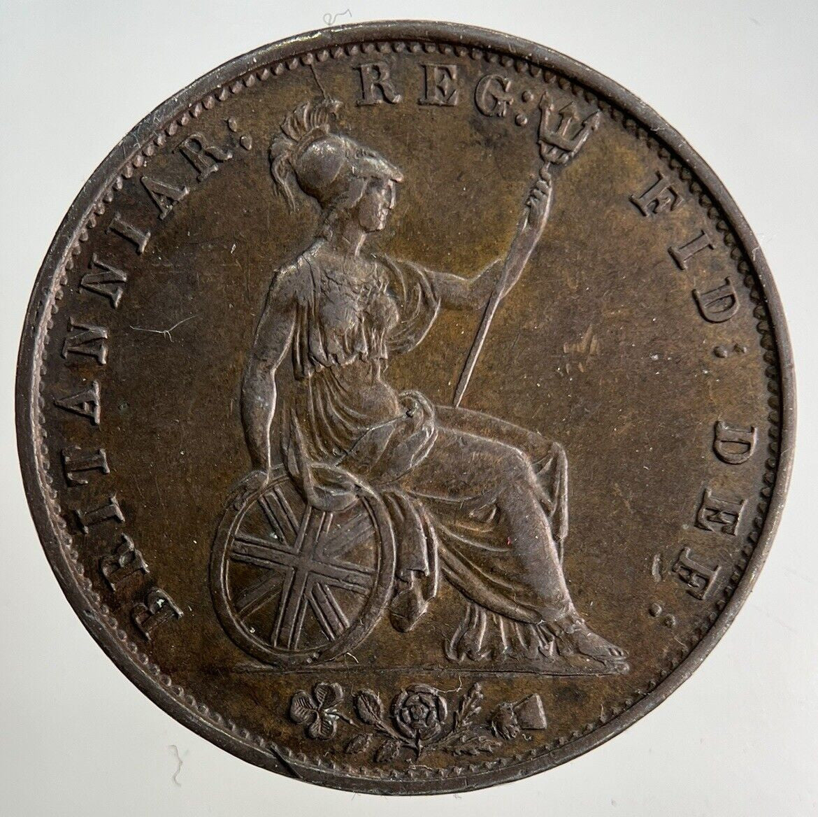 1854 Victoria Half - Penny Coin | Very High Grade