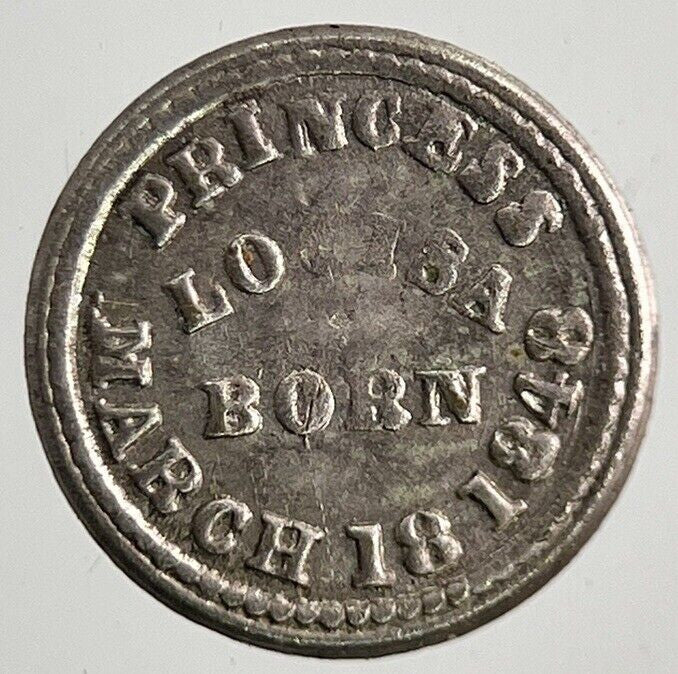 British Very Small Princess Louisa Token Coin | Fine Collectable Grade