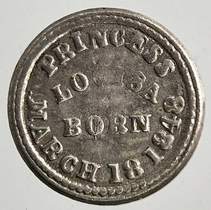British Very Small Princess Louisa Token Coin | Fine Collectable Grade