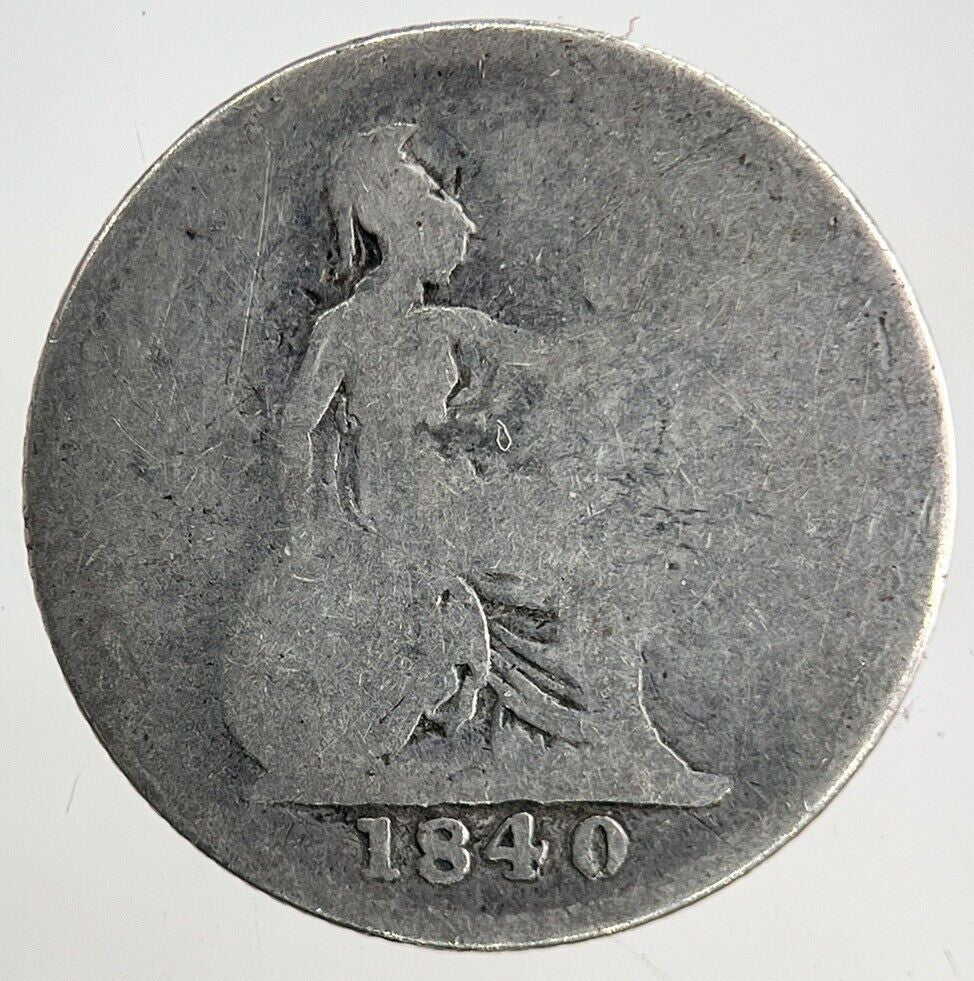 1840 Victoria Four-Pence Groat Silver Coin | Collectable Grade